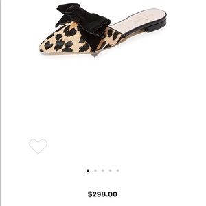 Kate spade belgrove leopard print mules